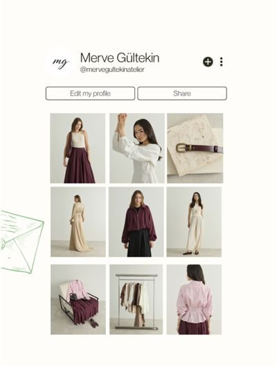 Merve Gültekin Instagram profil düzeni